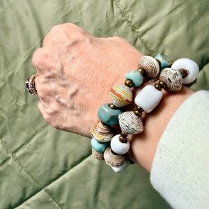 Chunky Beaded Stretch Bracelets